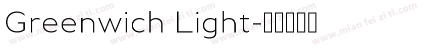 Greenwich Light字体转换